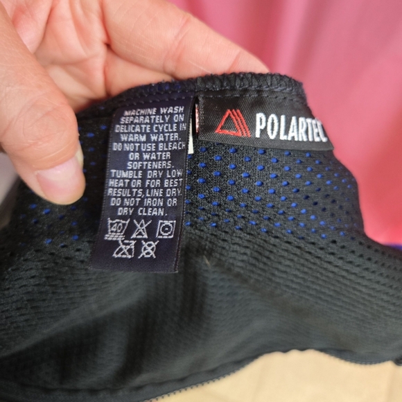 EDDIE BAUER TECH POLAR FLEECE VEST BLUE SZ L - Picture 7 of 7